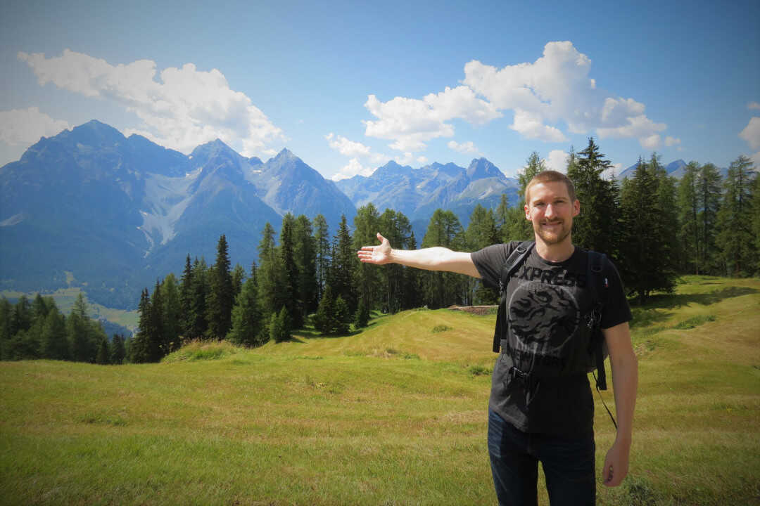 Georg Meyer, hiking